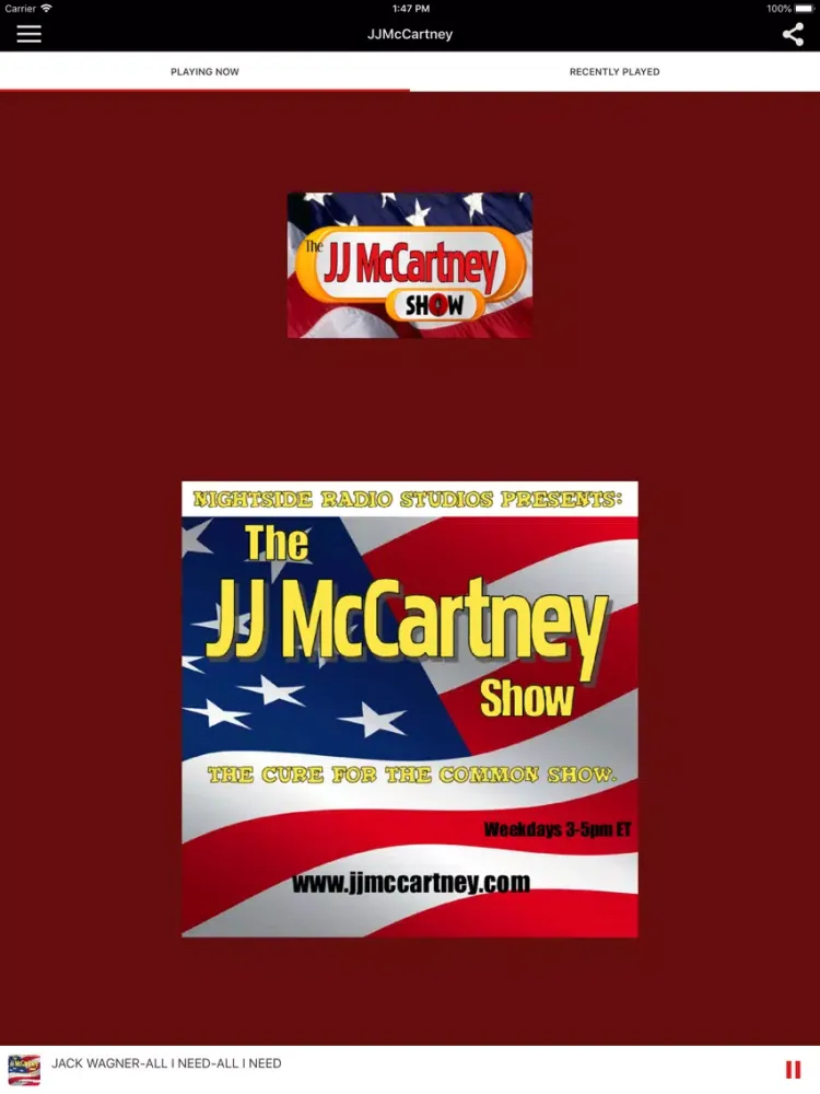 JJMcCartney iPad  سکرین شاٹس