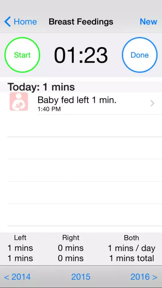 Скриншоты Baby Loggy - newborn care log