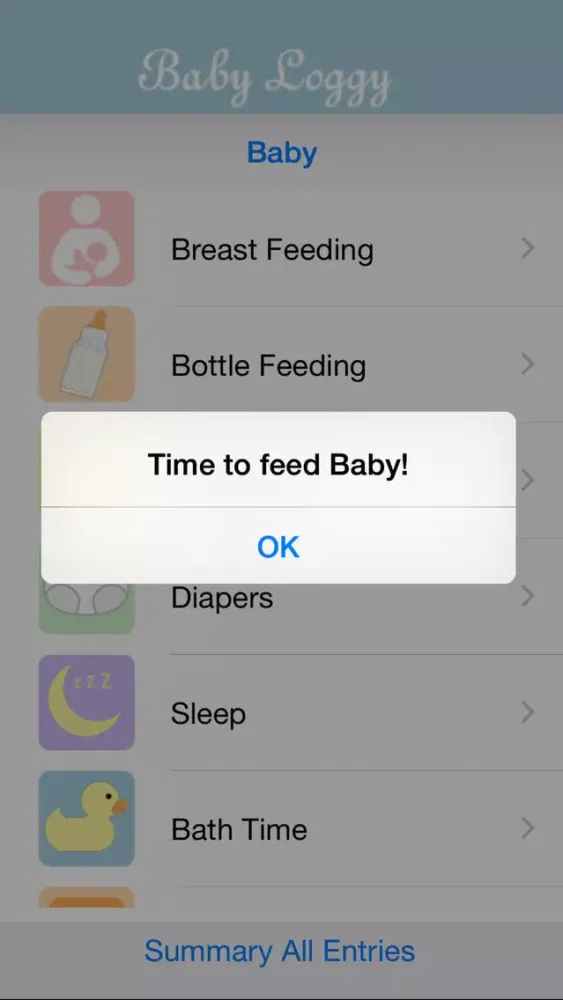 Скриншоты Baby Loggy - newborn care log