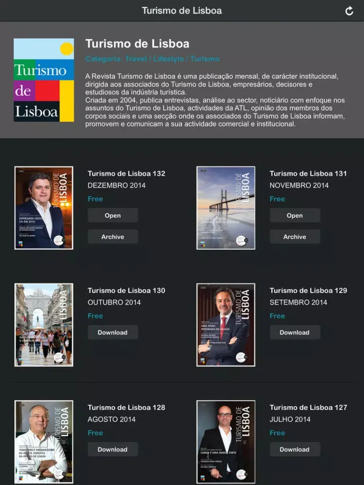 Captures d'écran de Revista iPad 