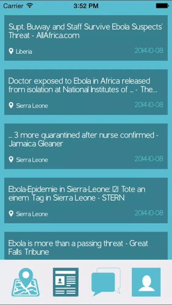 Ebola App स्क्रीनशॉट