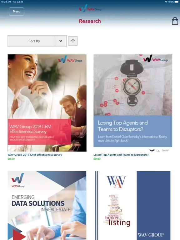 Ảnh chụp màn hình của WAV Group Inc iPad 