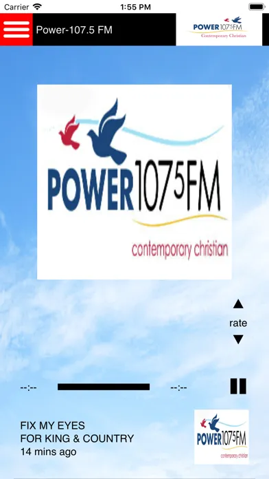 Ảnh chụp màn hình của Power-107.5 FM