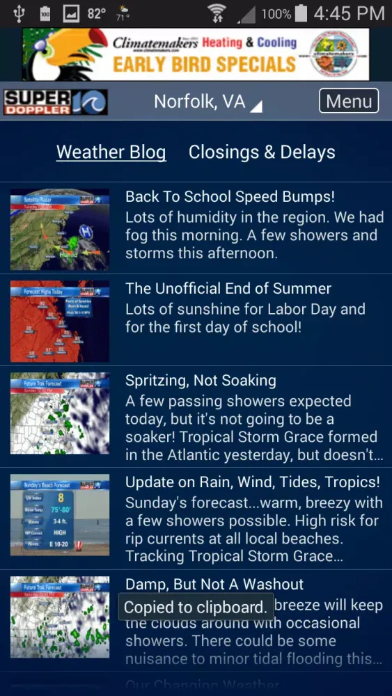WAVY Weather应用截图