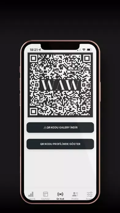 WawCard: Dijital Kartvizit スクリーンショット