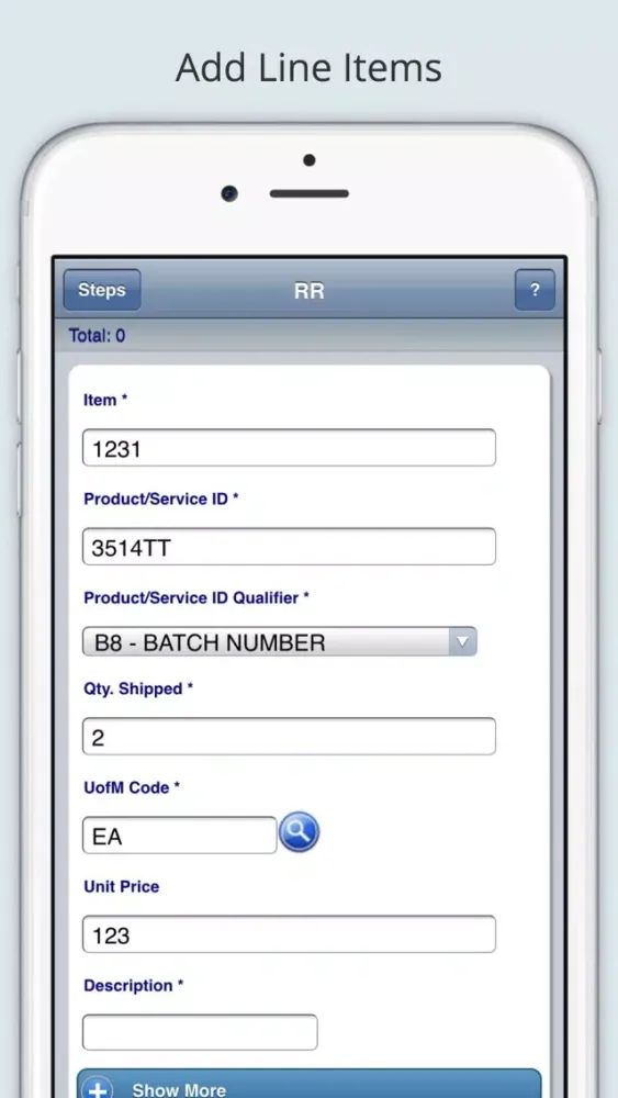 iRAPT Mobile (formerly WAWF) Ekran Görüntüleri