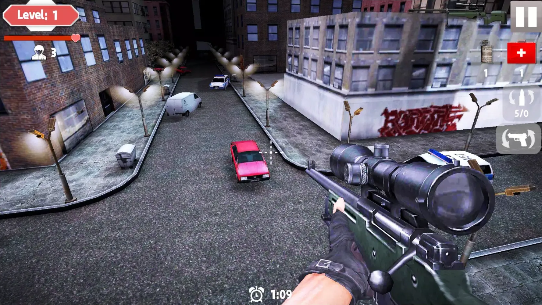 Sniper Shoot War 3D Screenshots