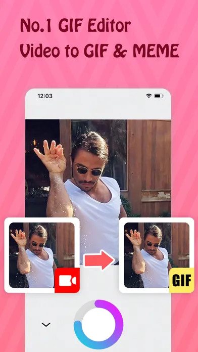Tangkapan skrin GIF Meme Maker Text on Giphy