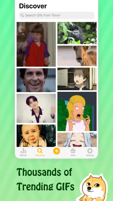 Tangkapan skrin GIF Meme Maker Text on Giphy
