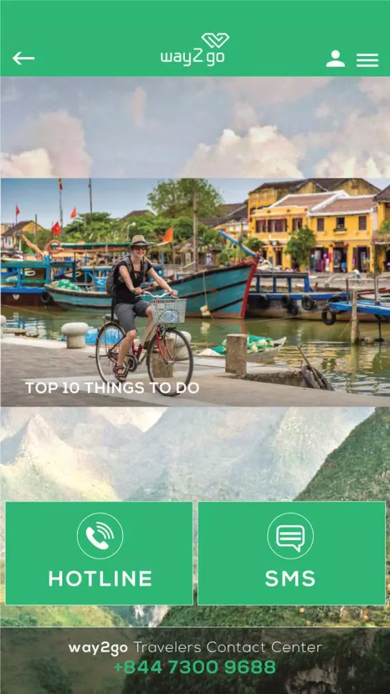 Zrzuty ekranu way2go Vietnam