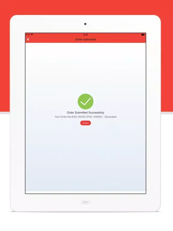 AgSenso e-Order iPad  スクリーンショット
