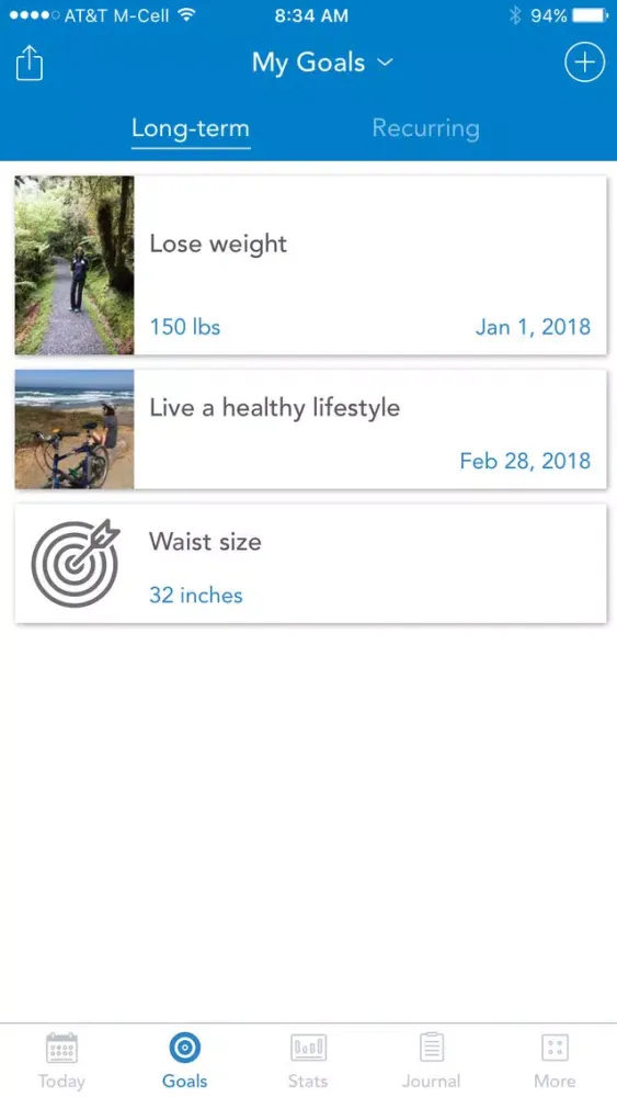 Fitness & Health Habit Tracker Screenshots