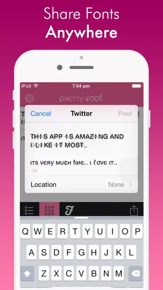 Fancy Texts - Cool Fonts and Funny Text應用截圖