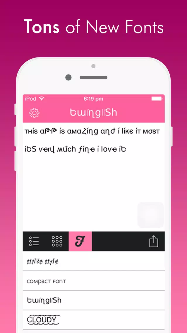 Fancy Texts - Cool Fonts and Funny Text Screenshots