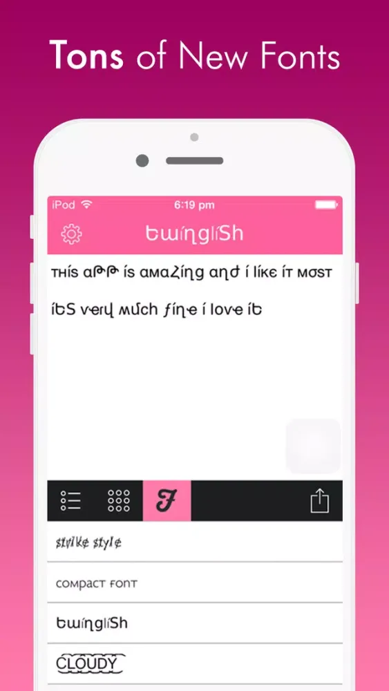 Fancy Texts - Cool Fonts and Funny Text應用截圖