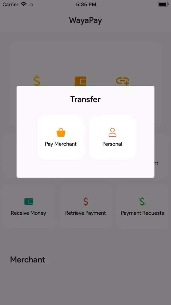 Screenshot di WAYA PAY CHAT