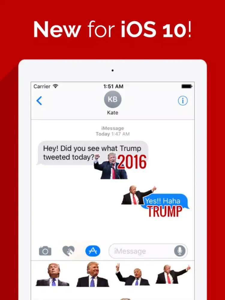 Trump Sticker Pack! iPad  سکرین شاٹس