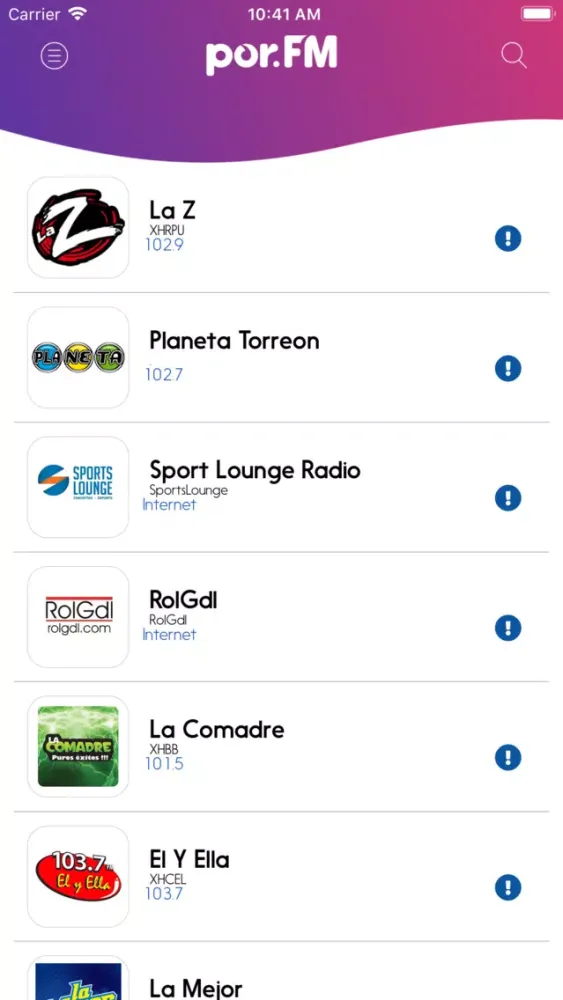 Por.FM स्क्रीनशॉट