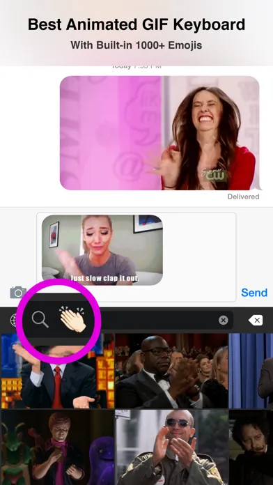 ภาพหน้าจอของ WayDC GIF Keyboard