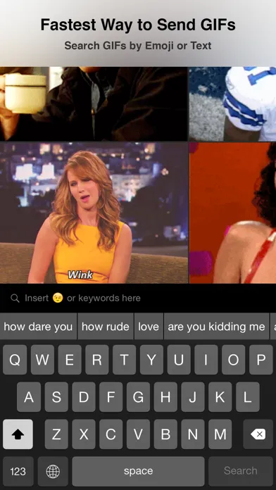 ภาพหน้าจอของ WayDC GIF Keyboard
