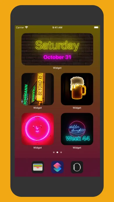 Capturas de tela do Widget - Add to Home Screen