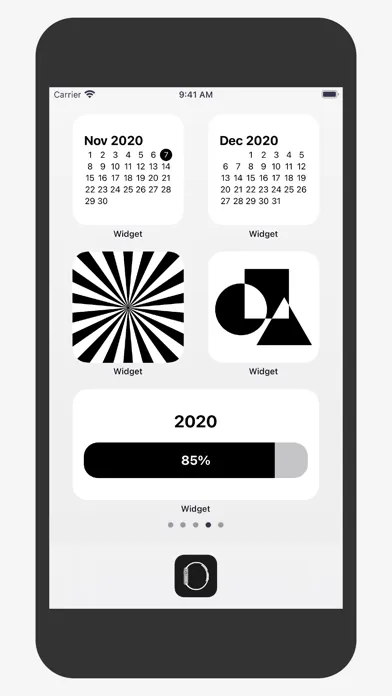 Capturas de tela do Widget - Add to Home Screen