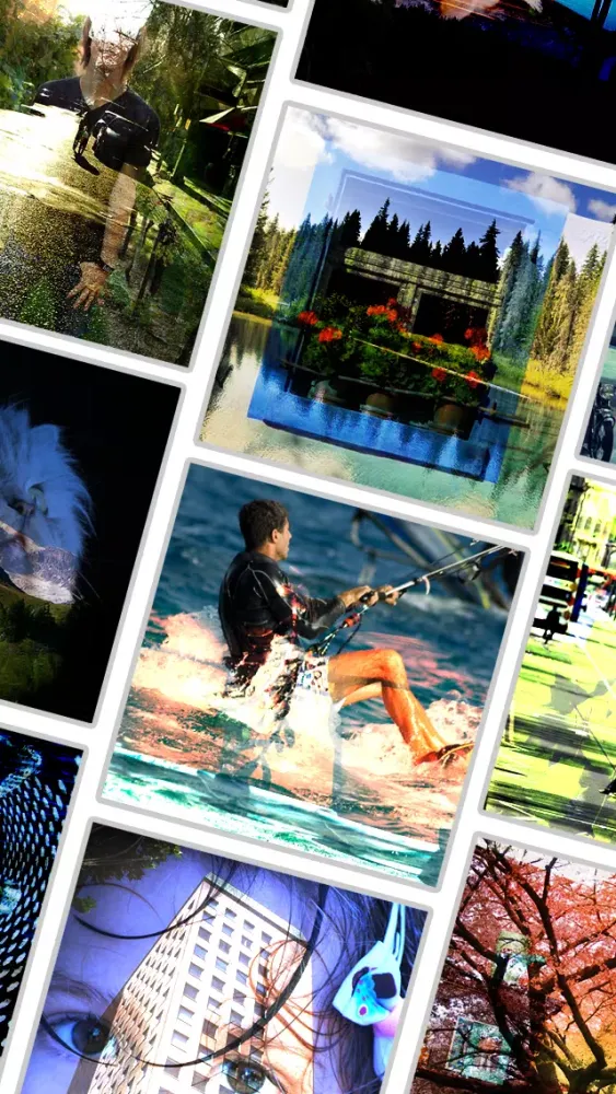 DoublePic Camera - Double Exposure Photo Editor for Instagram Ekran Görüntüleri