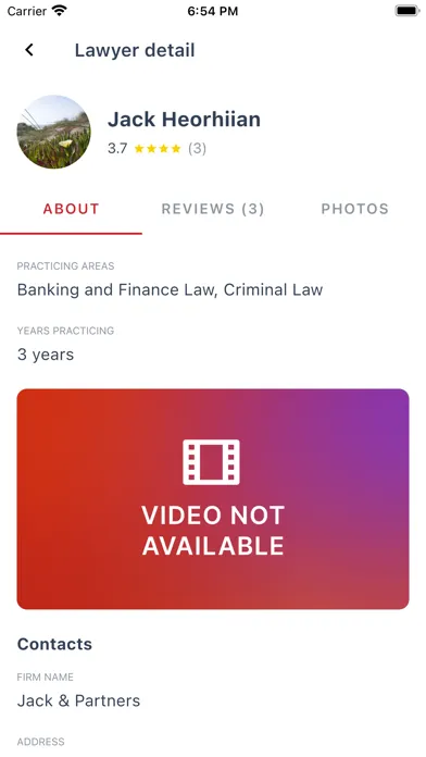 Tangkapan layar Orbis Law