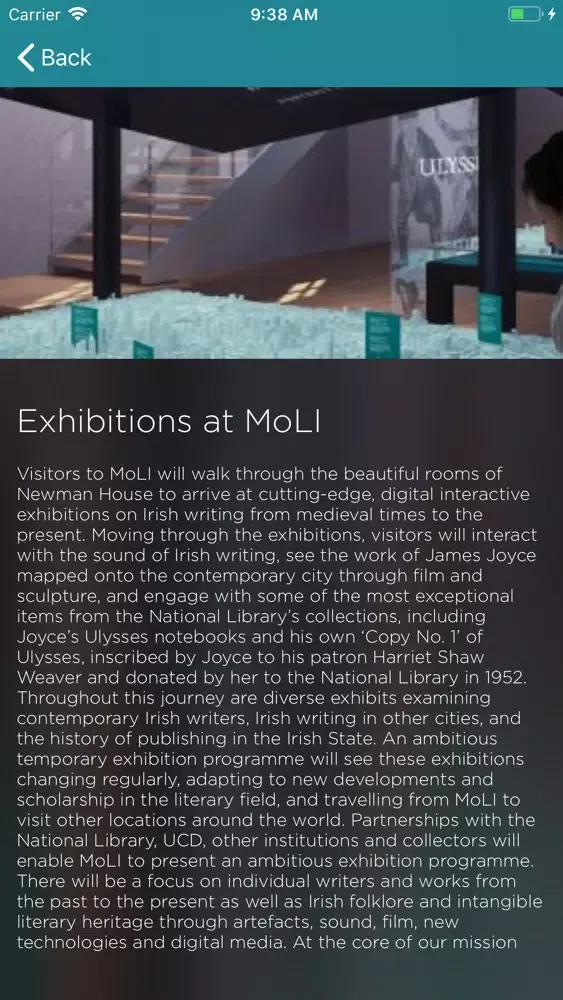 MoLI Audio Tour स्क्रीनशॉट