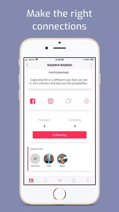 Bizz Connect: Networking Screenshots