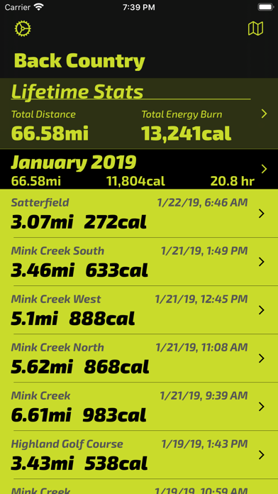 Back Country Workout Screenshots