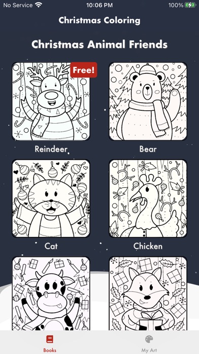 Coloring Christmas Book سکرین شاٹس