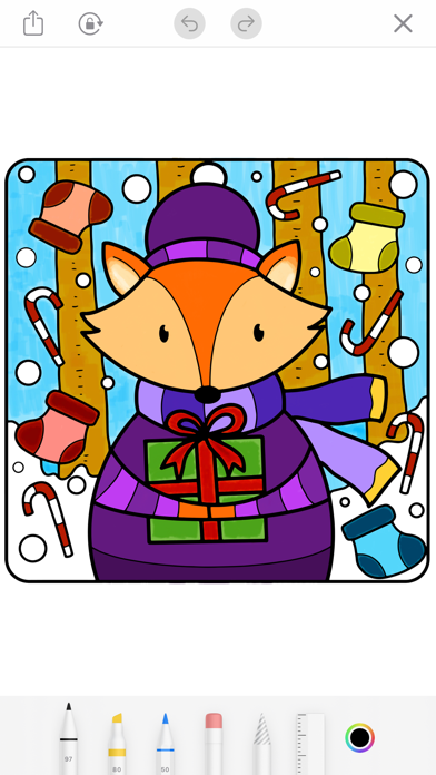 Coloring Christmas Book سکرین شاٹس