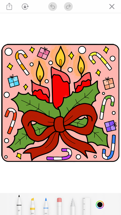 Coloring Christmas Book سکرین شاٹس