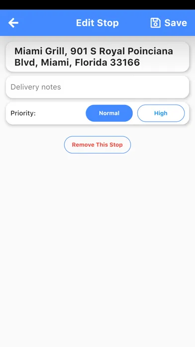 ภาพหน้าจอของ Quick Route Planner