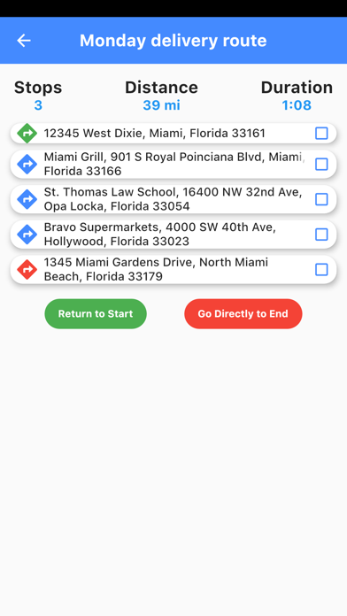 Quick Route Planner Screenshots