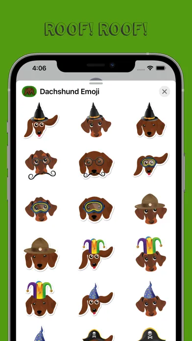 Zrzuty ekranu Dachshund Emoji