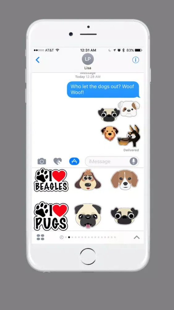 Ảnh chụp màn hình của I Love Dogs!