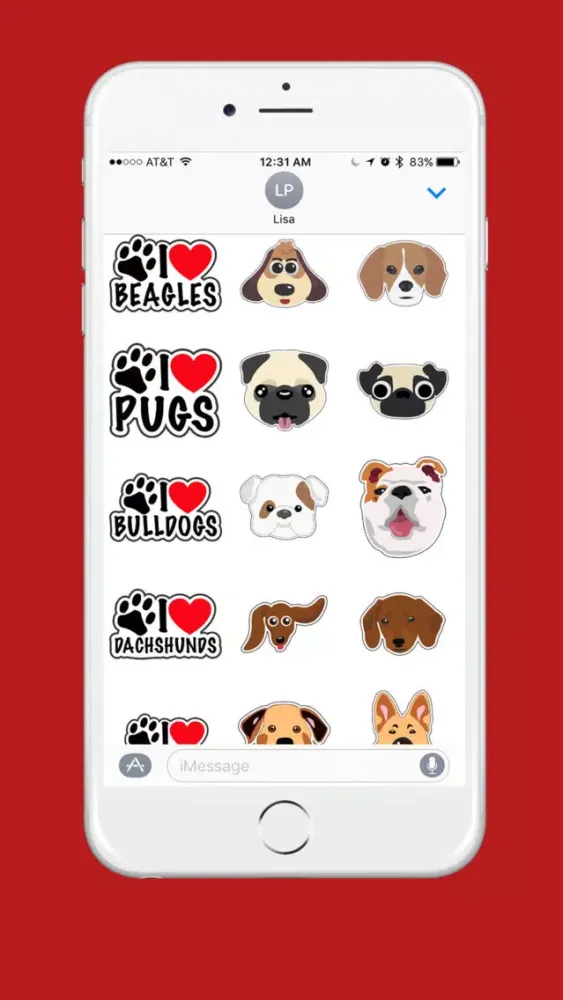 Ảnh chụp màn hình của I Love Dogs!