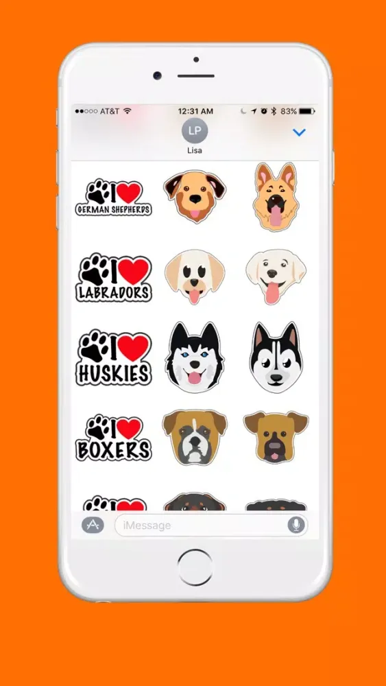 Ảnh chụp màn hình của I Love Dogs!