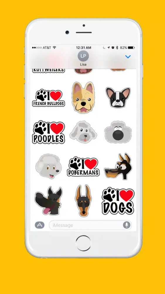 Ảnh chụp màn hình của I Love Dogs!
