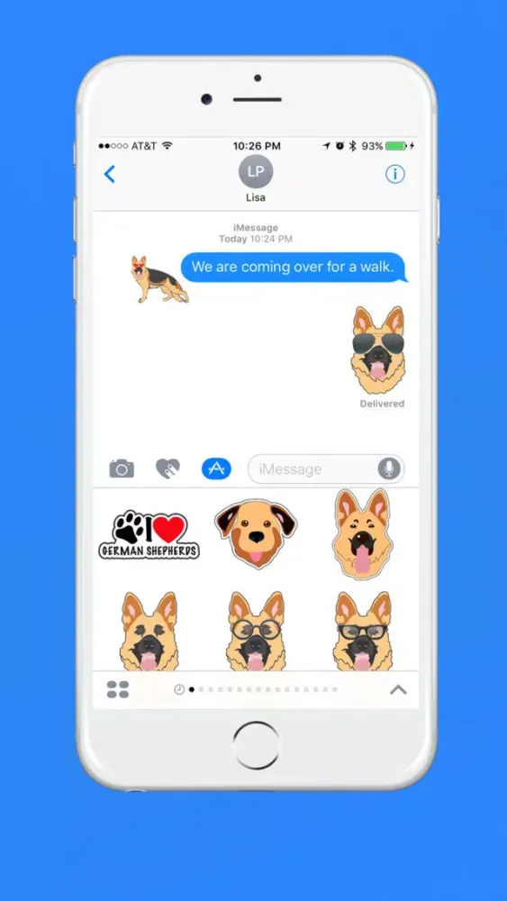 German Shepherd Emoji Ekran Görüntüleri