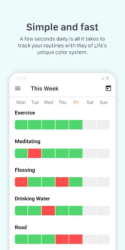 Way of Life: habit tracker Screenshots