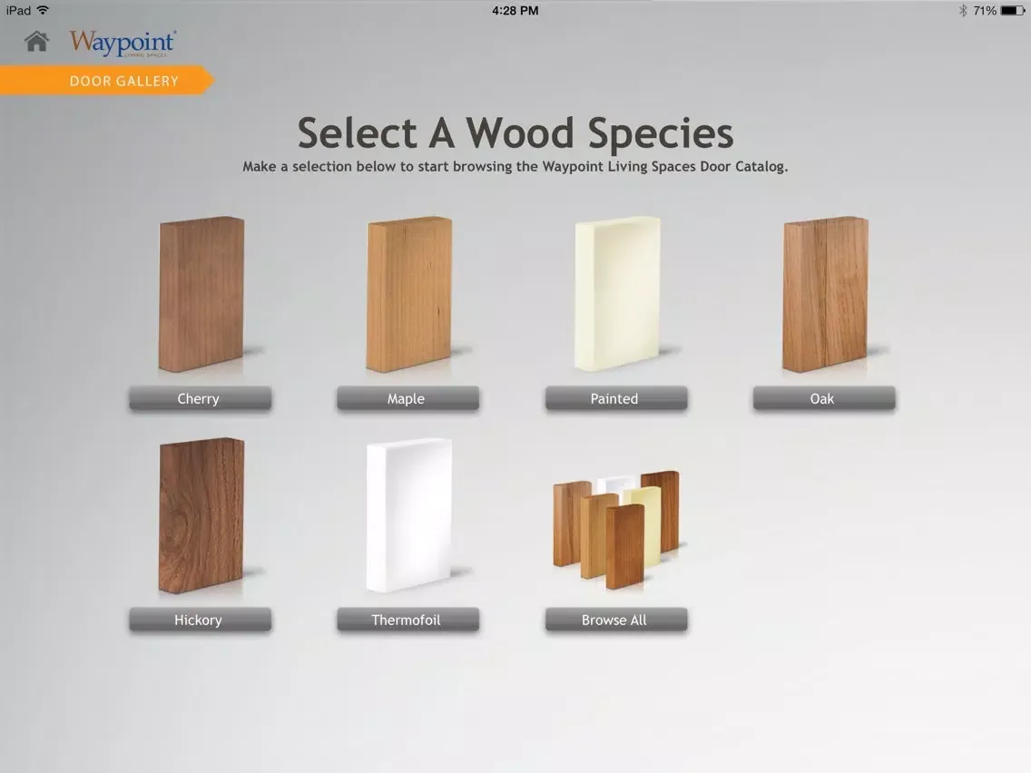 Waypoint Living Spaces Door Gallery HD iPad 應用截圖