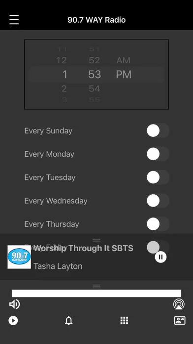 Screenshot di 90.7 WAY Radio