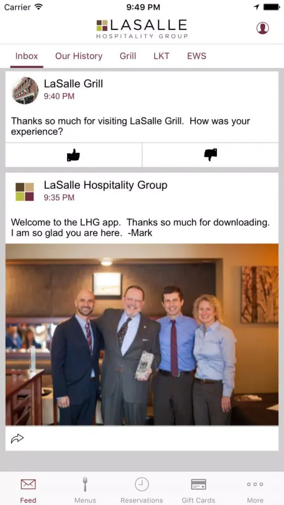 LaSalle Hospitality Group Screenshots