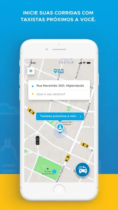 Ảnh chụp màn hình của Vá de Táxi - O seu app de táxi