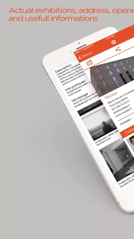 Captures d'écran de Art-Map - art galleries in your pocket