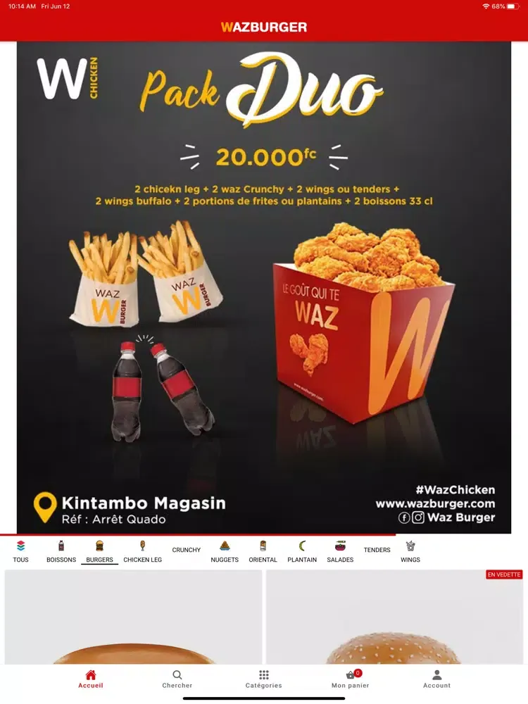 تصاویر Waz Burger iPad 