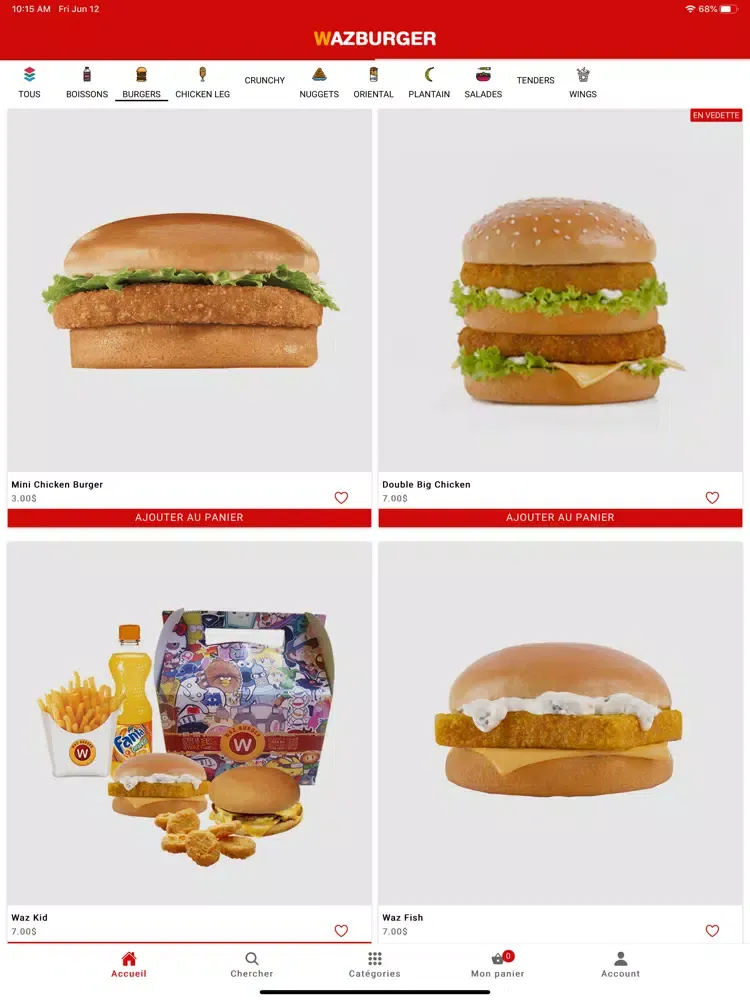 تصاویر Waz Burger iPad 
